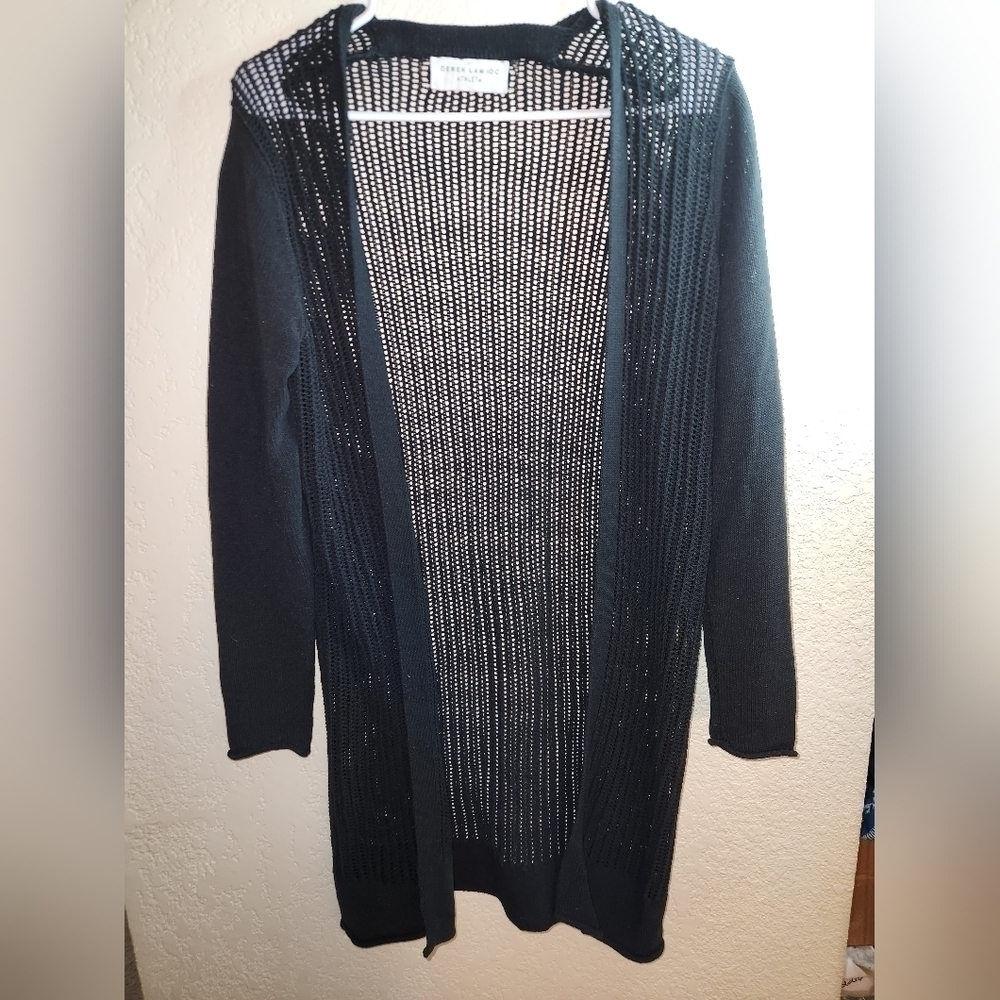 DEREK LAM IOC For Athleta Black Sweater sz S - Picture 5 of 6